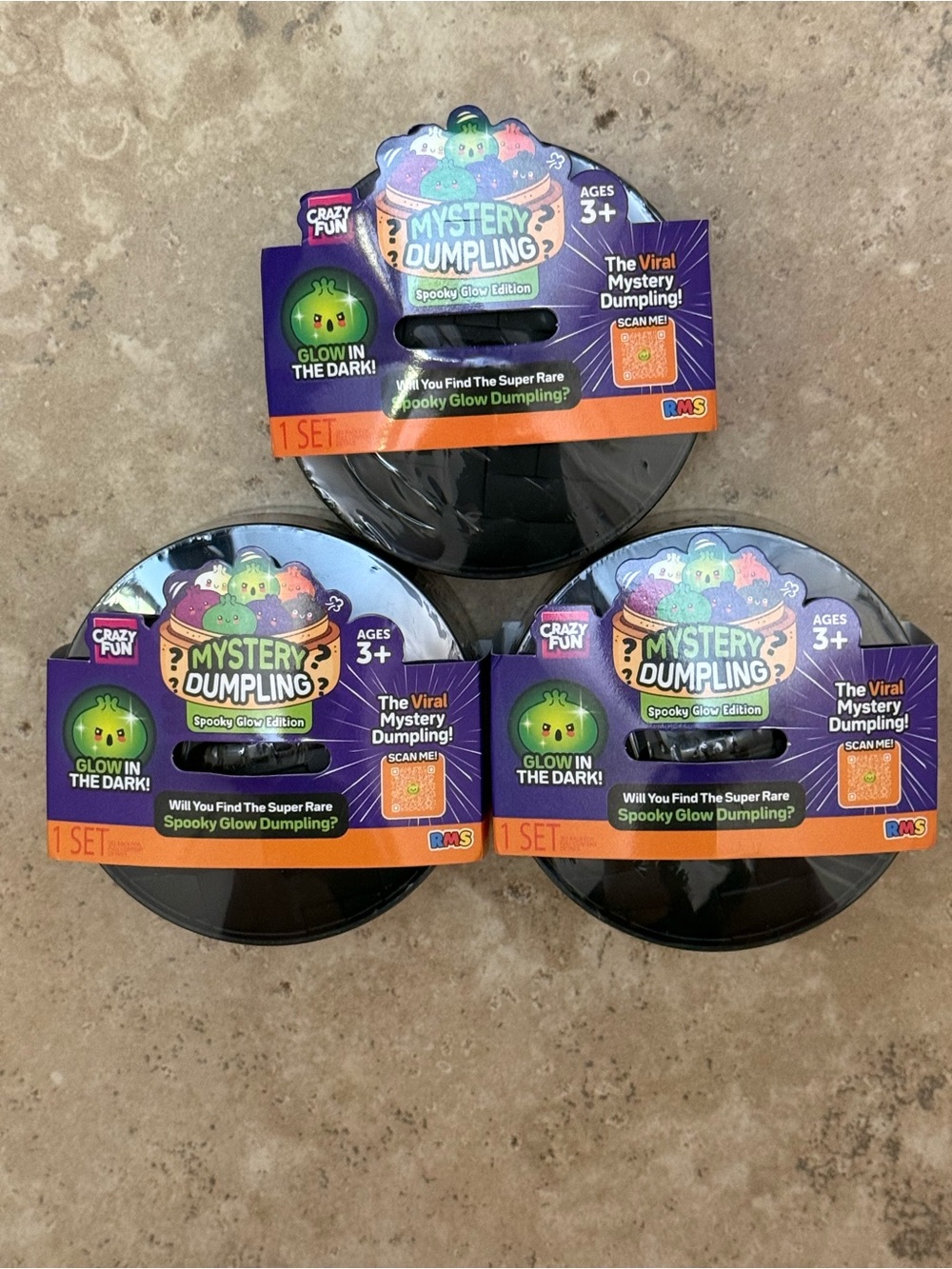 Mystery Dumpling Spooky Glow Edition - Lot of 3